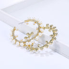 Tassel Rhinestone Earrings E6867