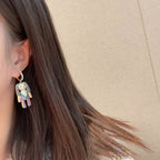 Bunny Cubic Zirconia Earrings E7362