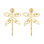 Dragonfly Alloy Earrings E7388