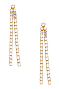 Tassel Cubic Zirconia Earrings E7453