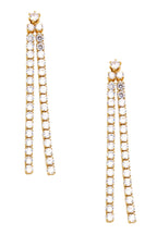 Tassel Cubic Zirconia Earrings E7453