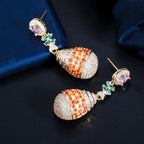 Teardrop Cubic Zirconia Earrings E7471