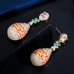 Teardrop Cubic Zirconia Earrings E7471