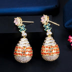 Teardrop Cubic Zirconia Earrings E7471