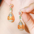Teardrop Cubic Zirconia Earrings E7471