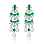 Tassel Cubic Zirconia Earrings E7503