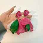 Floral Tulip Gauze Earrings E7605