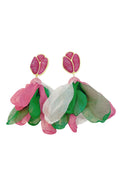 Floral Tulip Gauze Earrings E7605