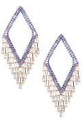 Diamond Cubic Zirconia Earrings E7608