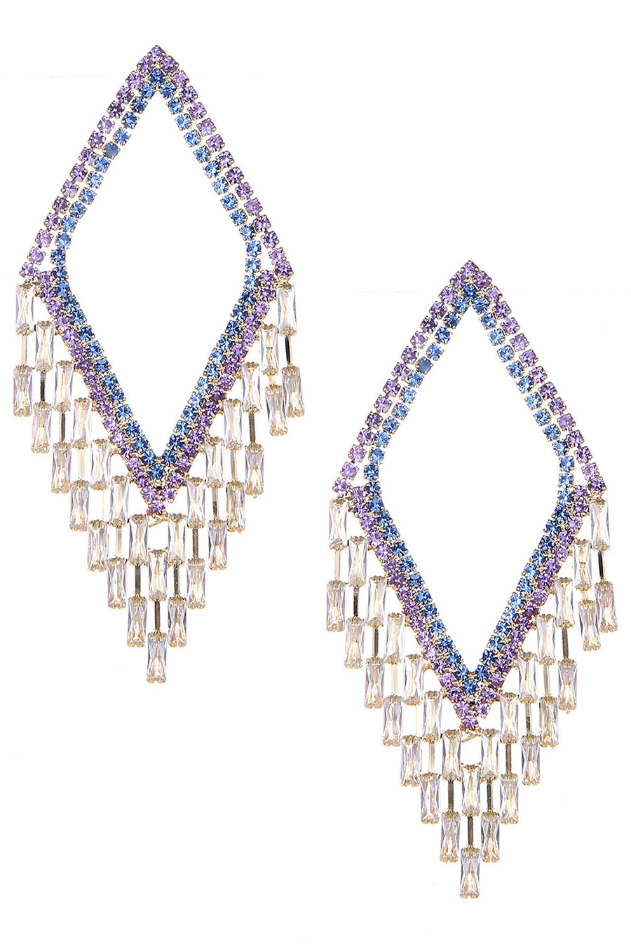 Diamond Cubic Zirconia Earrings E7608