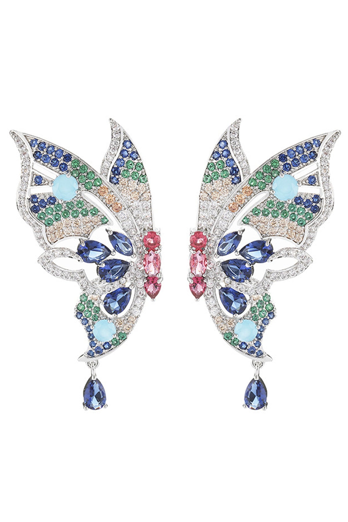 Butterfly Cubic Zirconia Earrings E7657