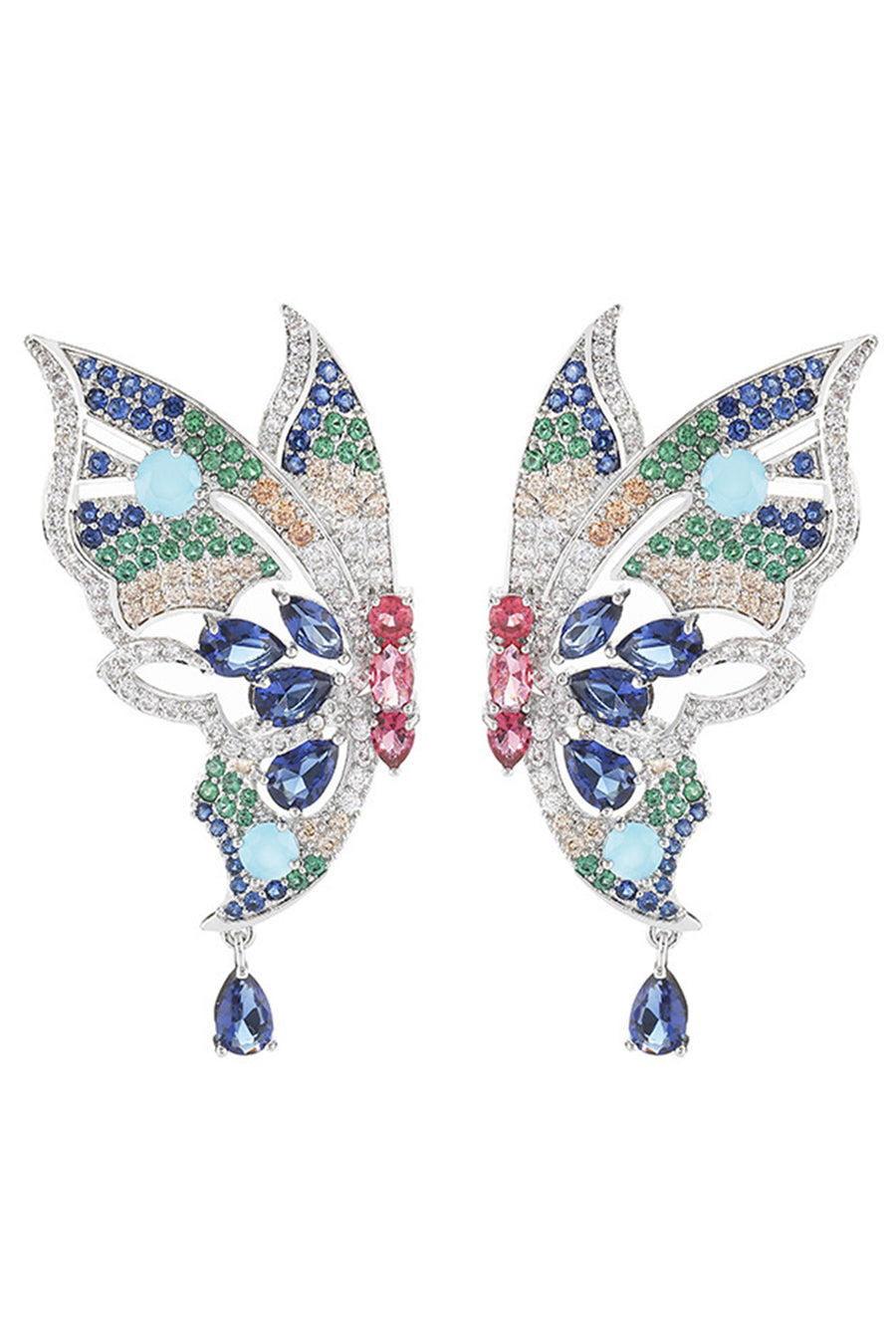 Butterfly Cubic Zirconia Earrings E7657