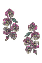 Camellia Cubic Zirconia Earrings E7660
