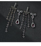 Tassel Cubic Zirconia Earrings E7662