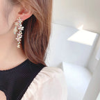 Floral Cubic Zirconia Earrings E7694