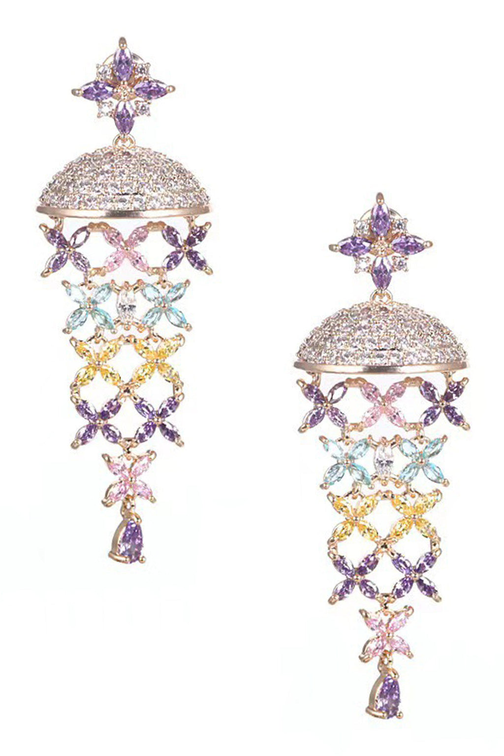 Jellyfish Cubic Zirconia Earrings E7780