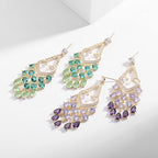 Tassel Cubic Zirconia Earrings E7826