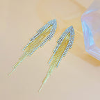 Tassel Rhinestone Earrings E7860