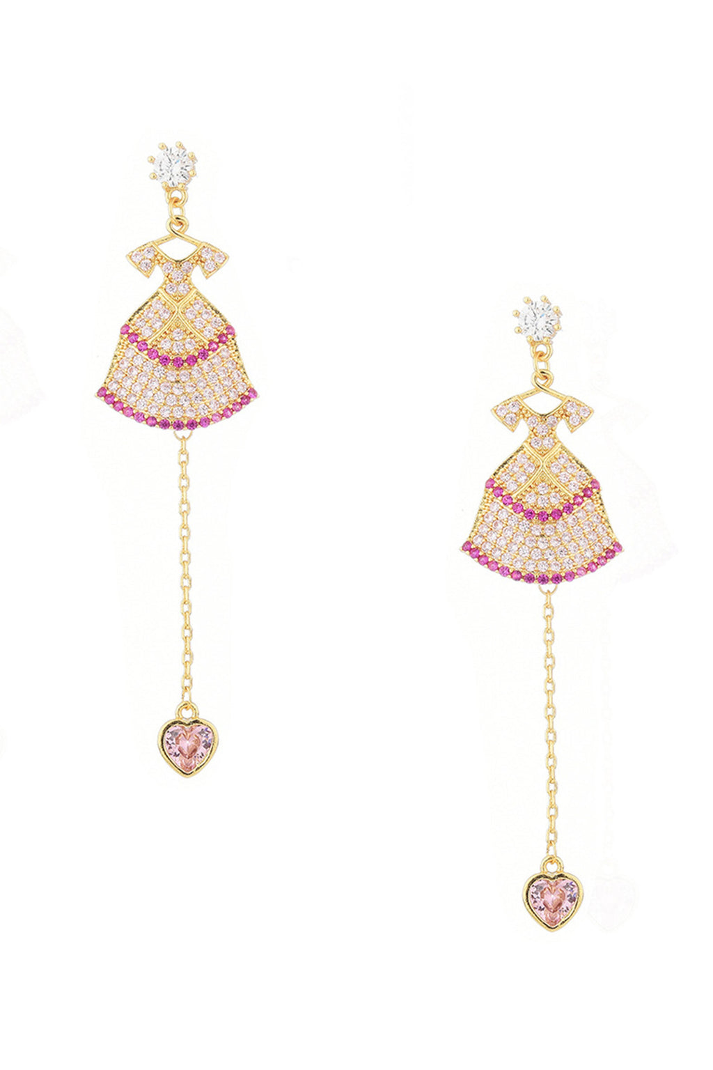 Dress Tassel Cubic Zirconia Earrings E7918
