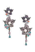 Floral Cubic Zirconia Earrings E7929