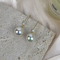 Glass Pear Beads Earrings E8690