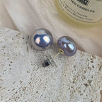 Glass Pear Beads Earrings E8695 - view 2