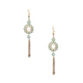 18K Gold Plated Various Stones Earrings E8761