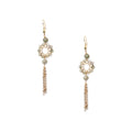 18K Gold Plated Various Stones Earrings E8761