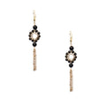 18K Gold Plated Various Stones Earrings E8761