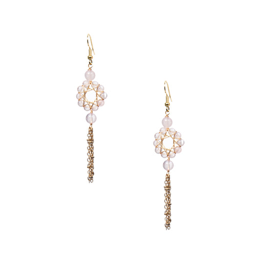 18K Gold Plated Various Stones Earrings E8761