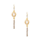 18K Gold Plated Various Stones Earrings E8761