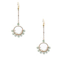 18K Gold Plated Various Stones Earrings E8762