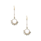 18K Gold Plated Various Stones Earrings E8762