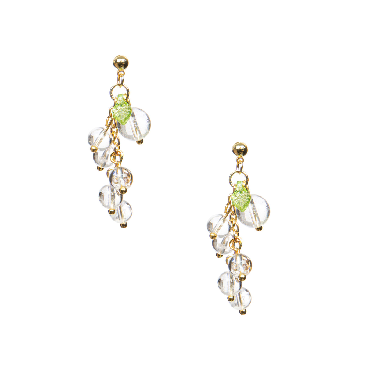 18K Gold Plated Various Stones Earrings E8764