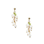 18K Gold Plated Various Stones Earrings E8764