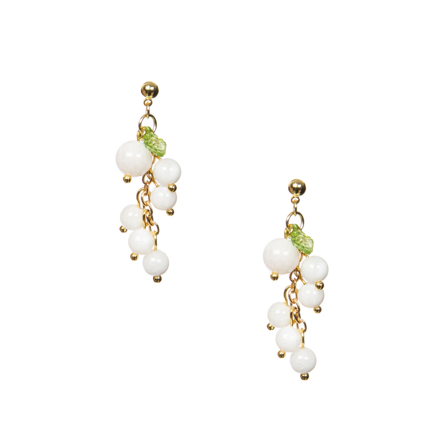 18K Gold Plated Various Stones Earrings E8764