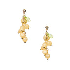 18K Gold Plated Various Stones Earrings E8764
