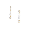 18K Gold Plated Various Stones Earrings E8767
