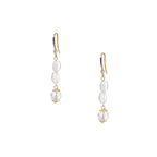 18K Gold Plated Various Stones Earrings E8767
