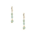 18K Gold Plated Various Stones Earrings E8767