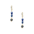 18K Gold Plated Various Stones Earrings E8767