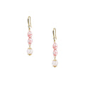 18K Gold Plated Various Stones Earrings E8767