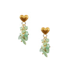 18K Gold Plated Various Stones Earrings E8768