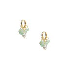 18K Gold Plated Various Stones Earrings E8770