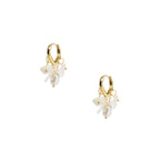 18K Gold Plated Various Stones Earrings E8770