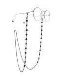 Crystal Beaded Glasses Holder EC5634 - Black