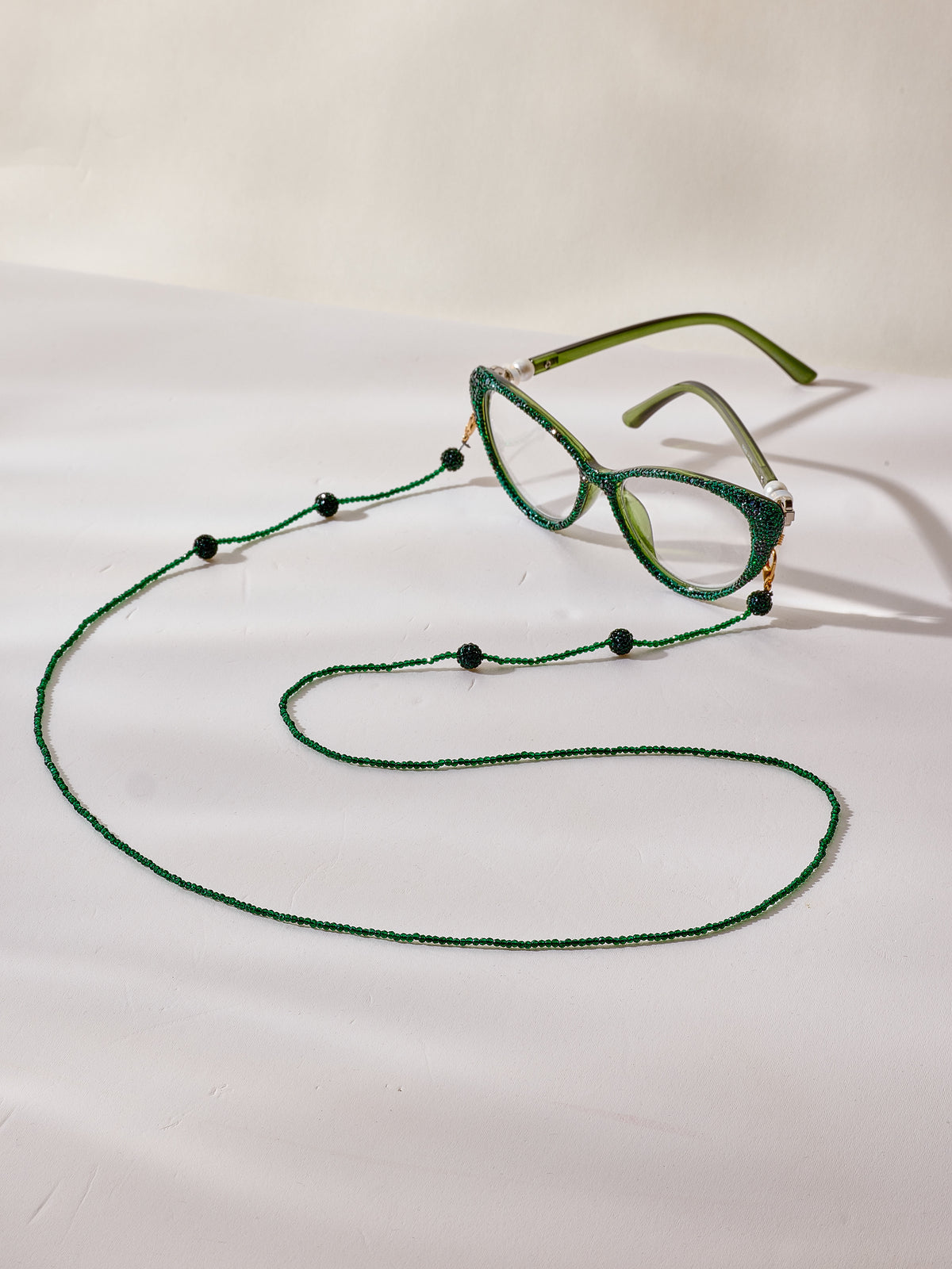 Crystal Bead Glasses Lanyard EC5654