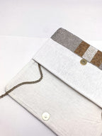 BEE-You Striped Beaded Clutch EXW-6030-GD