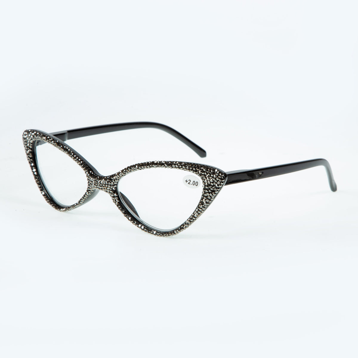 Handmade Rhinestone Cat Eye Reader G0303