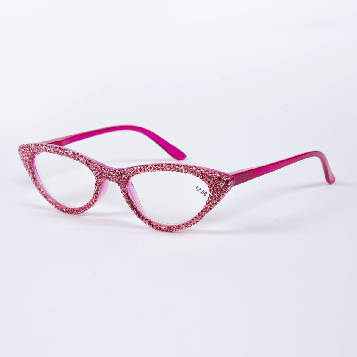 Handmade Rhinestone Cat Eye Reader G0303